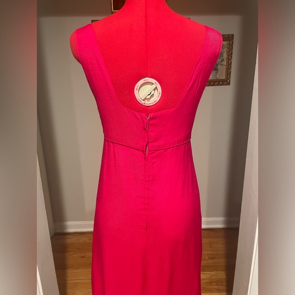 VTG 1960s Fuchsia Pink Wiggle Dress & Jacket Matching Set With Bow Miss Rubette - Picture 11 of 16
